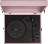 Crosley Voyager Vintage Portable Turntable with Bluetooth Receiver and Built-in Speakers Amethyst