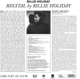 Billie Holiday ‎– Recital By Billie Holiday