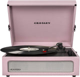 Crosley Voyager Vintage Portable Turntable with Bluetooth Receiver and Built-in Speakers Amethyst